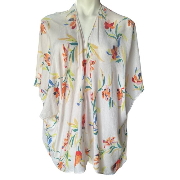 Forever 21 Other - Forever 21 Floral Print Lightweight Open Front Cover-Up OS